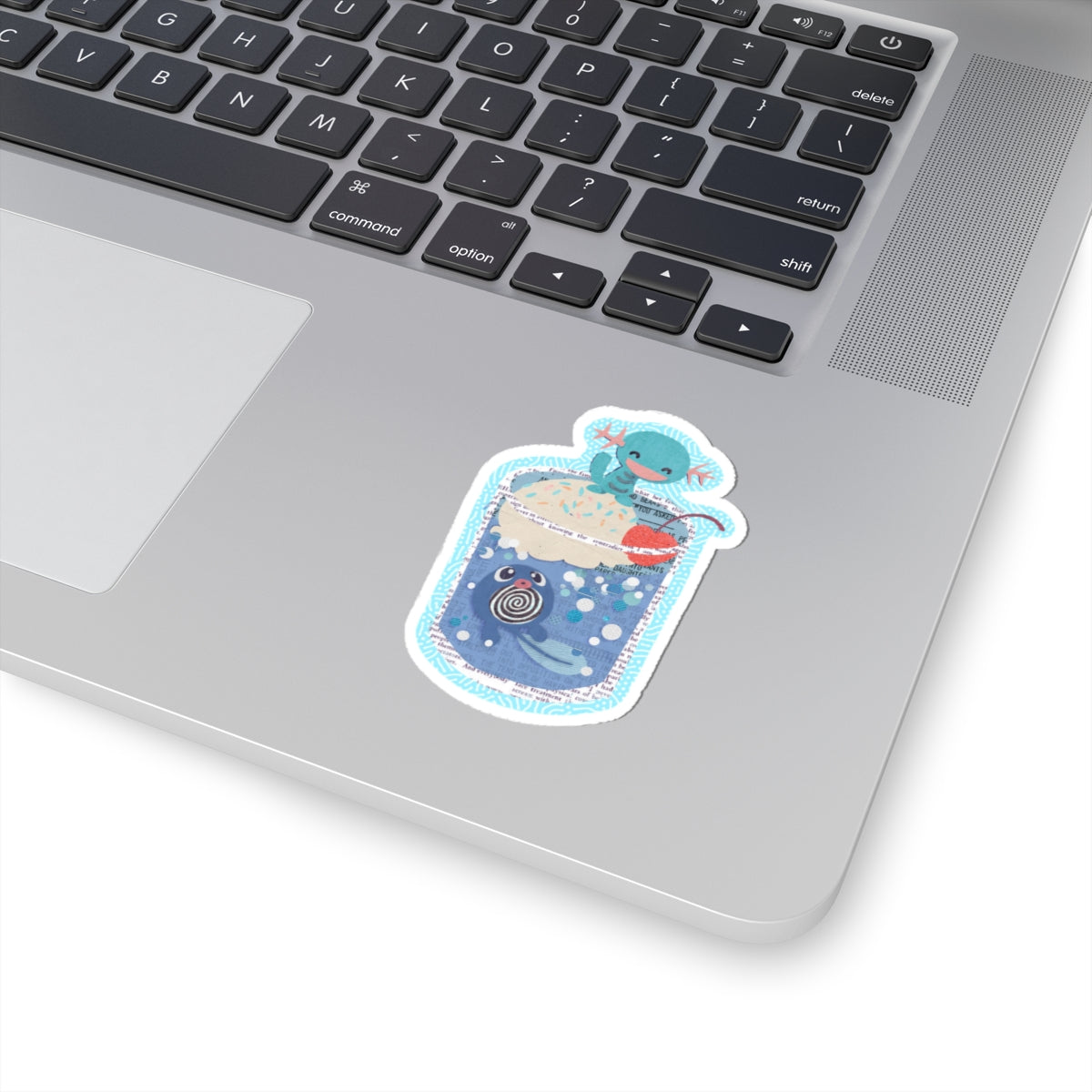 Blue Drink Collage Sticker